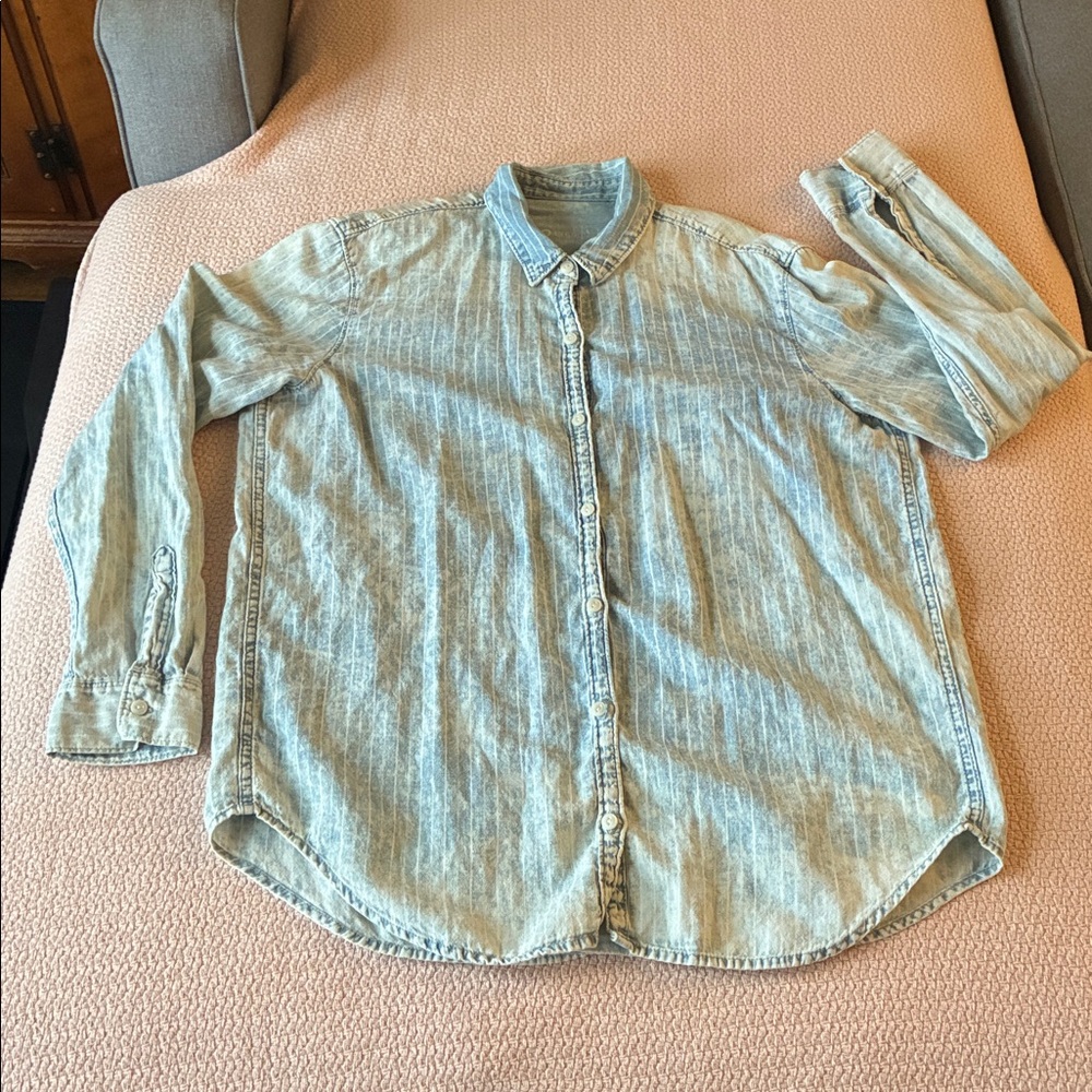 Gap Light Blue Denim Shirt